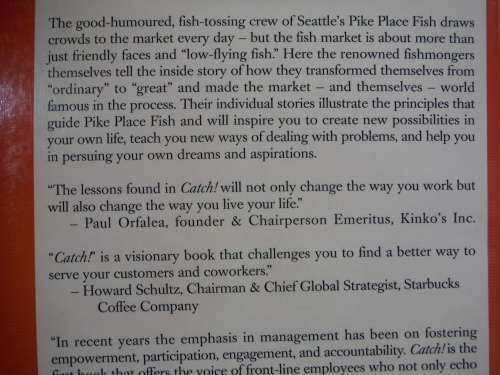 Catch! A Fishmonger`s Guide to Greatness - Paperback - Cyndi Crother