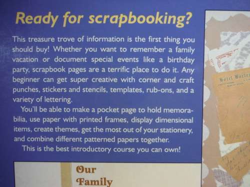 Scrapbooking for the First Time - Softcover - Rebecca Carter