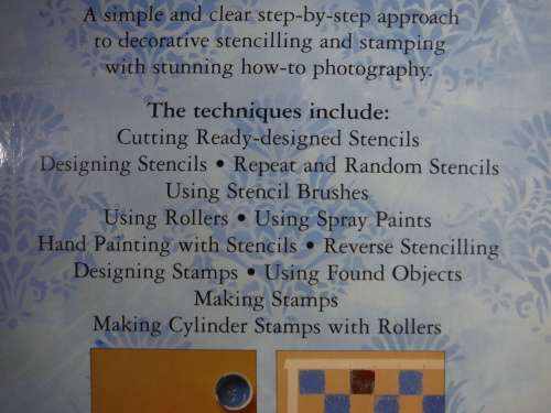 Annie Sloan`s Decorative Stencilling and Stamping : A Step-by-Step Course - Hardcover