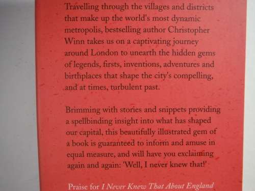 I Never Knew That About London - Hardcover - Christopher Winn