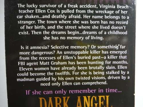 Dark Angel - Paperback Thriller - Donna Ball