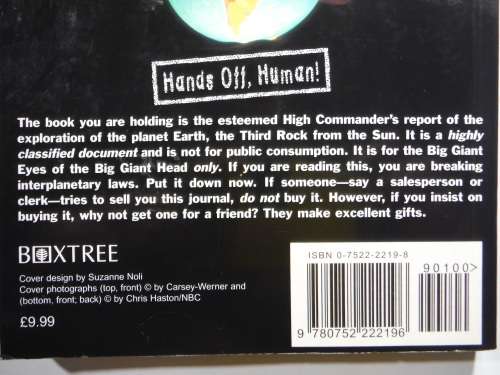 3RD Rock from the Sun : The Official Report on Earth by High Commander Dick Solomon