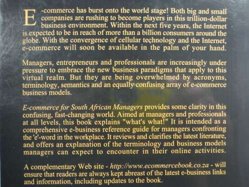 E-Commerce for South African Managers : Edition 2000 - Cornelius H. Bothma