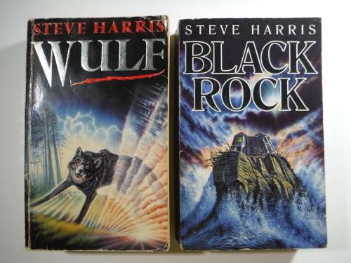 A Pair of Steve Harris Horror Novels - Wulf and Black Rock