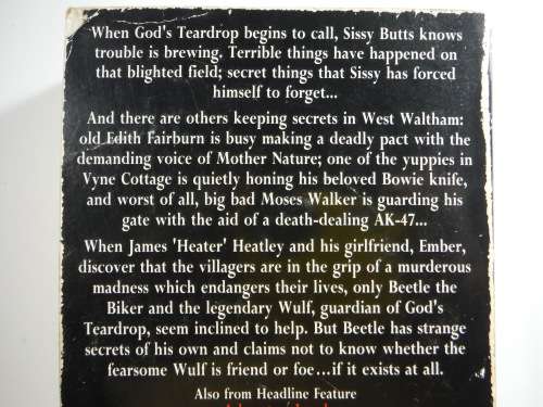 A Pair of Steve Harris Horror Novels - Wulf and Black Rock