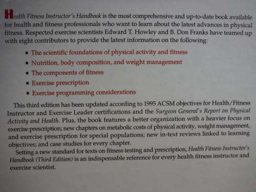 Health Fitness Instructor`s Handbook : Third Edition - Edward T. Howley