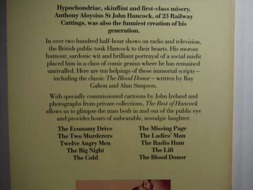 The Best of Hancock : Classics From the BBC Television Series - Paperback - Ray Galton