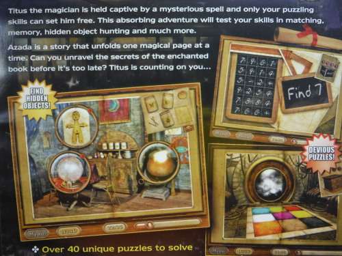 Azada - Hidden Object Game - PC CD-ROM