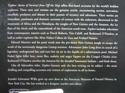 Explore : Stories of Survival From Off The Map - Edited by Jennifer Schwamm Willis