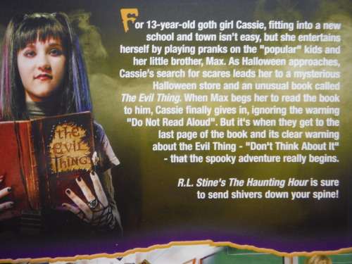 R.L. Stine`s Haunting Hour : Don`t Think About It - DVD