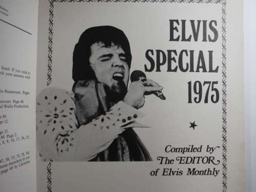 Elvis Special 1975 : An Elvis Monthly Special - Hardcover