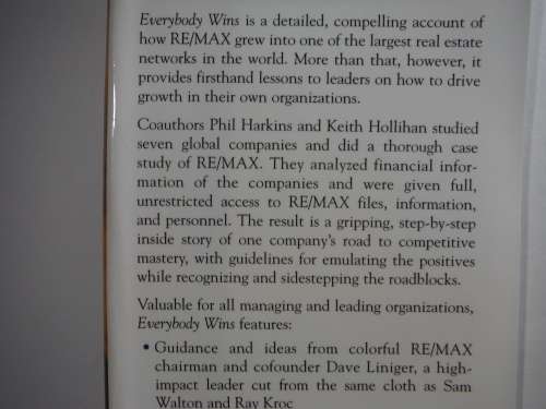 Everybody Wins : The Story and Lessons Behind RE/MAX - Hardcover - Phil Harkins