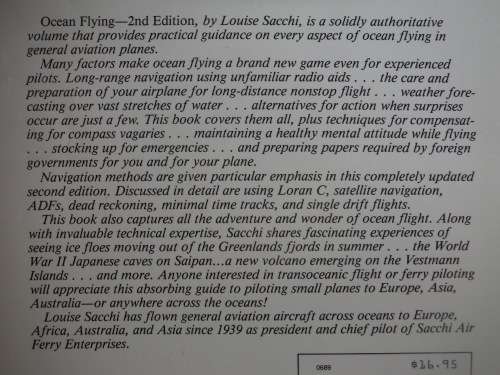 Ocean Flying : 2nd Edition - Softcover - Louise Sacchi