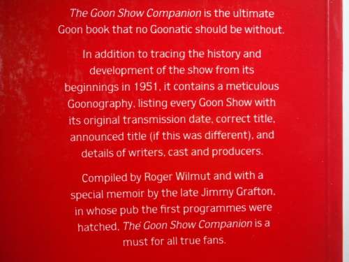 The Goon Show Companion : A History and Goonography - Softcover - Roger Wilmut