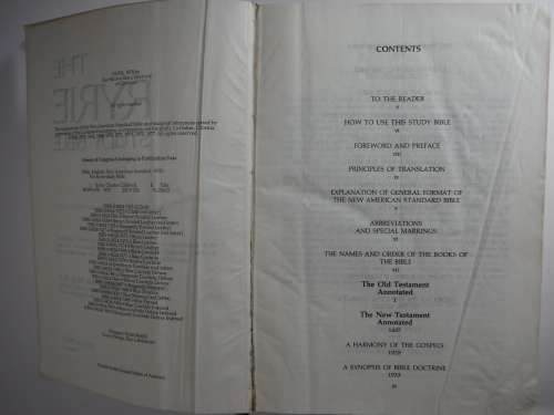 The Ryrie Study Bible : New American Standard - 1978