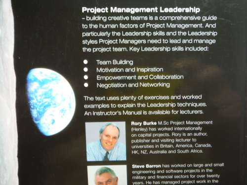 Project Management Leadership : Building Creative Teams - Rory Burke