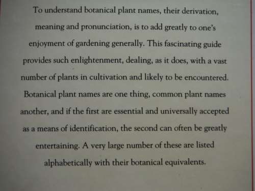 The Hamlyn Guide to Plant Names - Hardcover - Allen J. Coombes