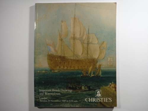 Christie`s Auction Catalogue - November 1989 - Important British Drawings and Watercolours