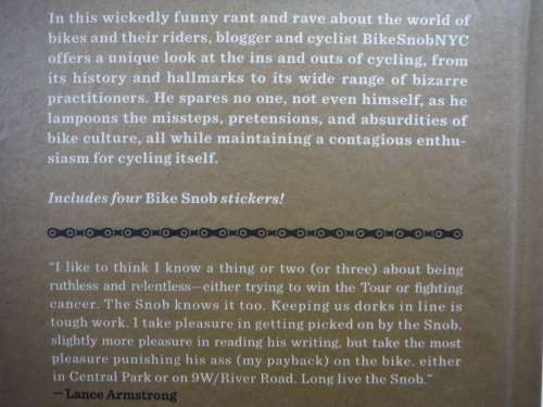 Bike Snob : Systematically and Mercilessly Realigning The World of Cycling