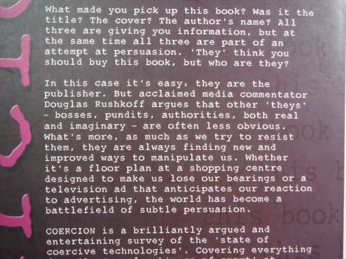 Coercion - Paperback - Douglas Rushkoff