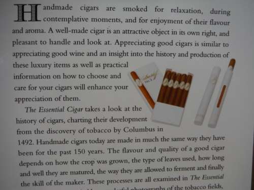 The Essential Cigar : A Book for Connoisseurs - Hardcover - Anwer Bati