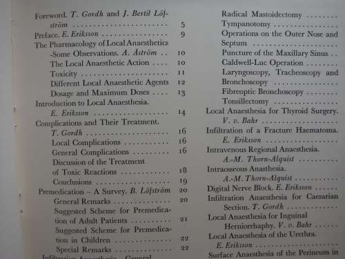 Illustrated Handbook in Local Anaesthesia - Ejnar Eriksson - Second Edition - 1979