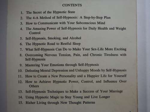 Helping Yourself with Self-Hypnosis - Frank S. Caprio - 1980
