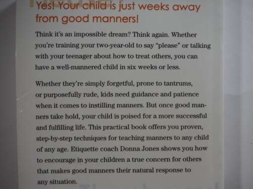 Raising Kids with Good Manners - Paperback - Donna Jones