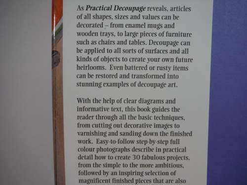 Practical Decoupage - Hardcover - Denise Thomas