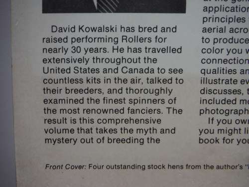 True Spinning Rollers - Paperback - David D. Kowalski - 1985