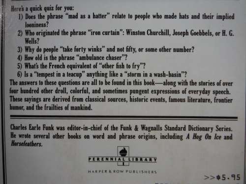 Heavens to Betsy! and Other Curious Sayings - Paperback - Charles Earle Funk
