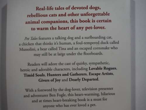 Pet Tales : Extraordinary Pets From Ordinary Homes - Edited by Anne Cuthbertson