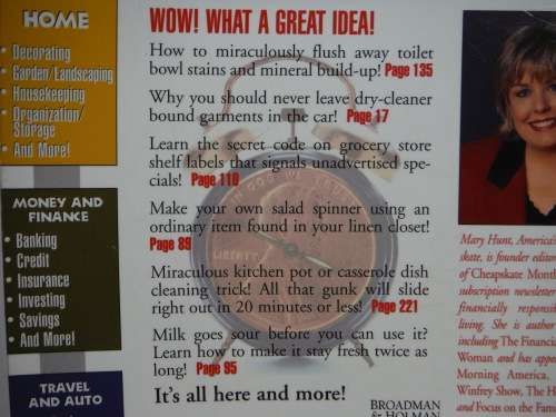 Tiptionary : Save Money and Time Every Day - Mary Hunt : The Publisher of Cheapskate Monthly