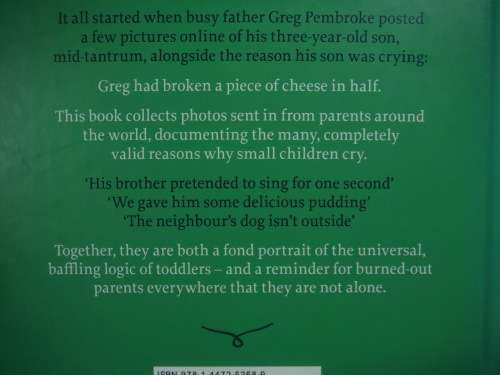 Reasons My Kid is Crying - Hardcover - Greg Pembroke