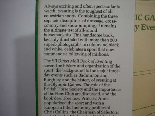 The SR Direct Mail Book of Eventing - Alan Smith - Hardcover Equestrian Book - 1984