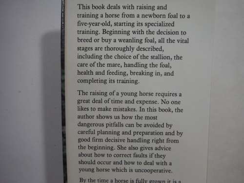 Foal to Five Years - Ann Hyland - Hardcover Equestrian Book - 1980