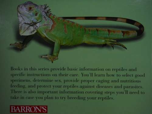 Green Iguanas : Barron`s Reptile Keeper`s Guides - R.D. Bartlett