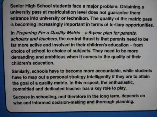 Preparing for a Quality Matric : A 5-Year Plan for Parents, Scholars and Teachers - Paperback