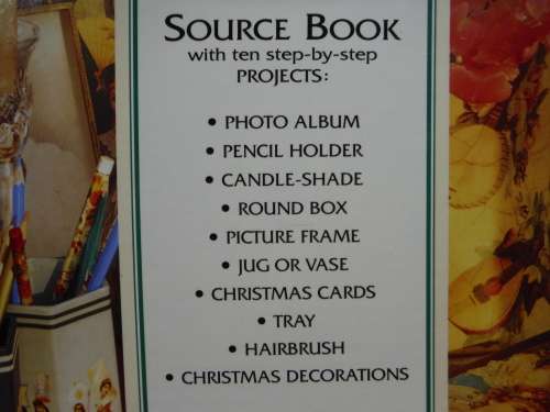 Victorian Decoupage Source Book with 10 Projects - Hardcover - Maggie Philo