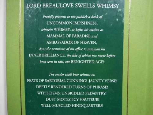 The Affected Provincial`s Companion : Volume One - Lord Breaulove Swells Whimsy