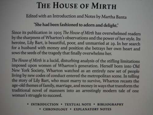The House of Mirth - Paperback - Edith Wharton