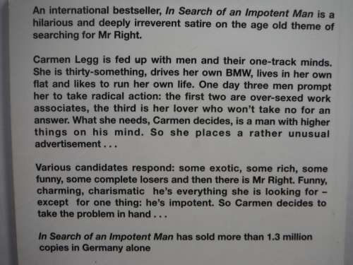 In Search of an Impotent Man - Paperback - Gaby Hauptmann