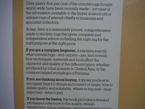 Oriental Rugs : A Buyer`s Guide - Softcover - Lee Allane - 1988