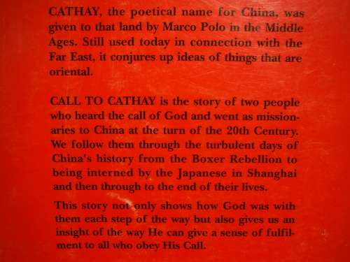 Call to Cathay - Paperback - Kathleen Johnston