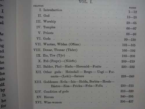 Teutonic Mythology : Volume 1 - Jacob Grimm