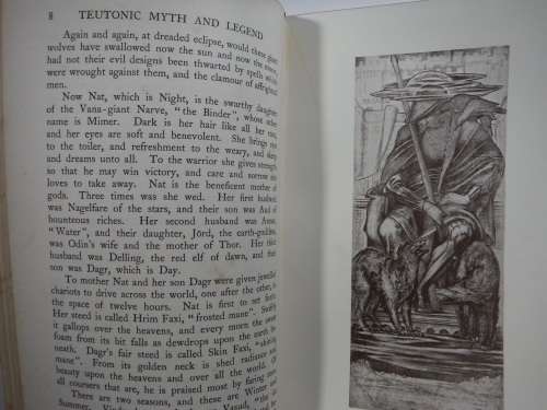 Teutonic Myth and Legend - Donald A. Mackenzie - Published 1912 - Rare Find