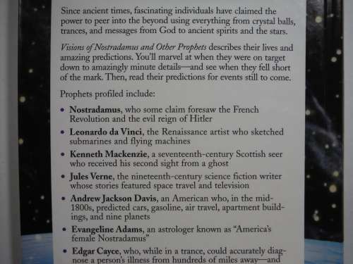 Visions of Nostradamus and Other Prophets - Hardcover - Donald Wigal, Ph.D.