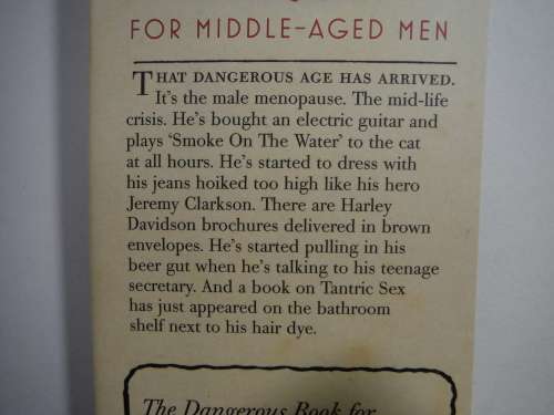 The Dangerous Book for Middle-Aged Men - Hardcover - David Quantick