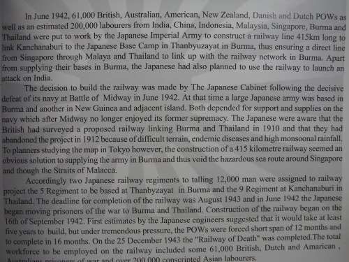 The True Story of The Death Railway and The Bridge on the River Kwai - Softcover