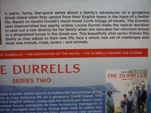 The Durrells - Series One and Two - 4 DVD Set